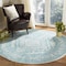 Safavieh Adirondack Power Loomed Rectangle RugIvory & Teal 6 x 9 ft. ADR108G-6 - alternate 10